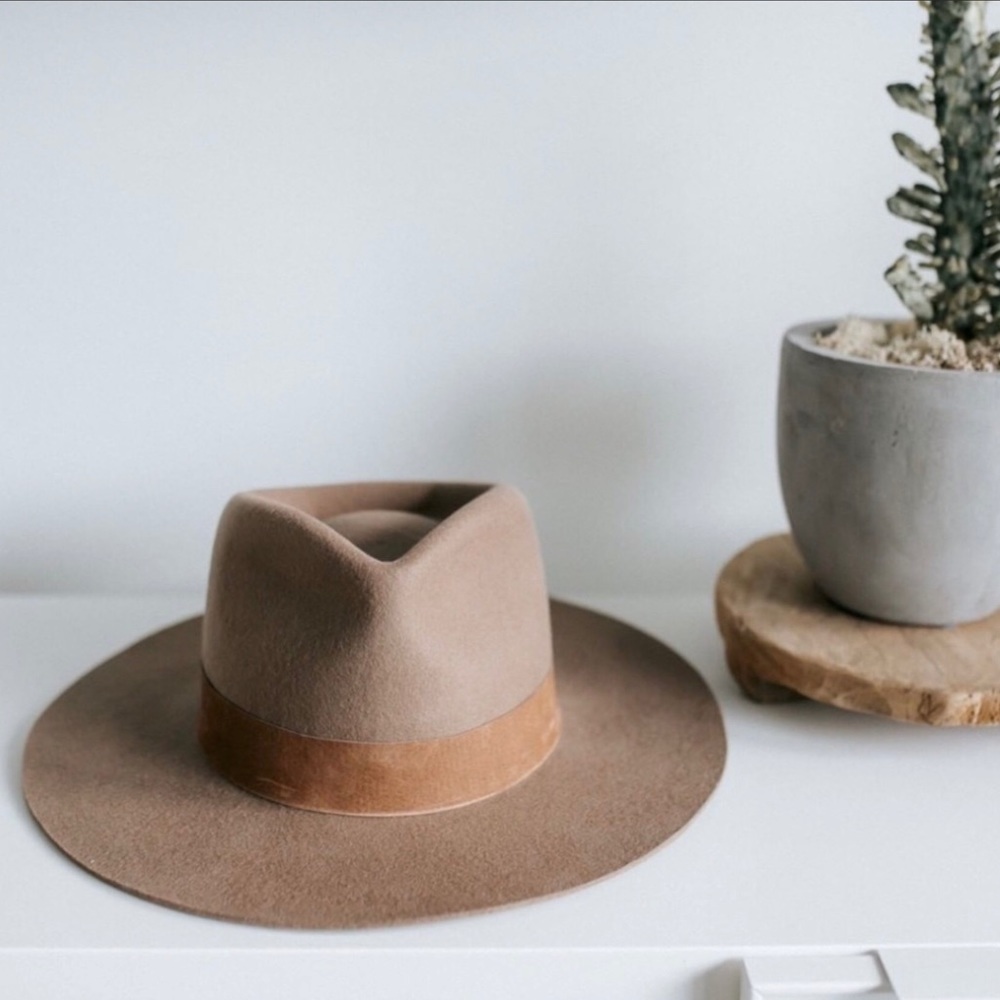 Gigi Pip Miller Fedora in Brown XS 55
